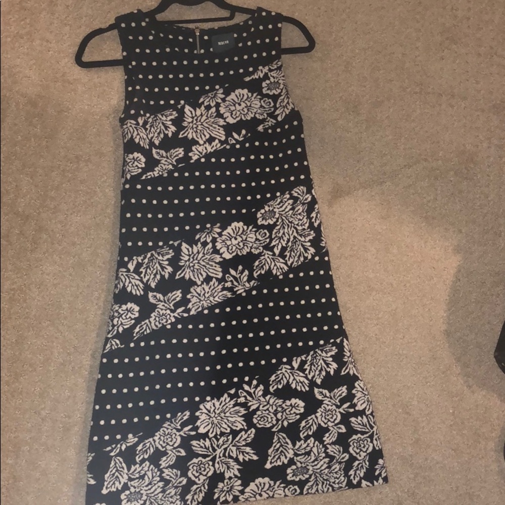 Maeve (Anthropologie) black and white dress
